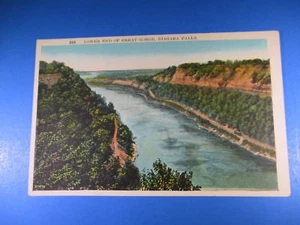 Lower End of Great Gorge Niagara Falls Vintage Postkarte PC40 - Bild 1 von 2