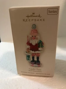 NEW 2008 Hallmark "CANDY CLAUS" - "NOEL NUTCRACKERS" #1 IN SERIES Ornament - Picture 1 of 5