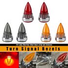 2X Turn Signal Supersonic Replacement OEM#68973-00 Harley Red Smoke Yellow Lens