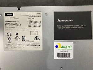LENOVO FLEX SYSTEM FABC CN4093 10GB KONVERGENTER SKALIERBARER SCHALTER 00VX275 00VX280 - Bild 1 von 1
