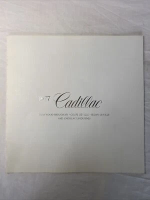 1977 Cadillac Fleetwood Line BIG size Sales Brochure Catalog - DeVille Limousine - Изображение 1 из 4