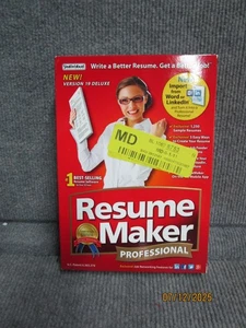 Individual Software Resume Maker Professional 18 Deluxe Windows 10 & 8 New - Afbeelding 1 van 4