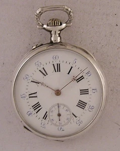 Collectible ALLIANCE HORLOGERE a Besancon 1897 Hi Grade Pocket Watch Serviced - Picture 1 of 5