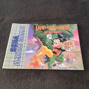 Notice SEGA Game Gear Land Of Illusion Mit Mickey Mouse EUR #1 - Bild 1 von 1