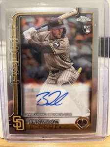 2025 Topps Chrome - Rookie Autographs Brandon Lockridge #RA-BLO (AU, RC) - Bild 1 von 2
