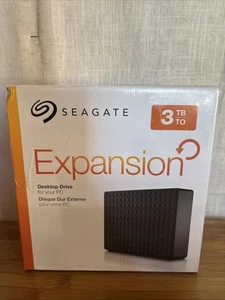 Seagate Expansion 3TB, External (STEB3000100) Hard Drive - Black - Picture 1 of 8