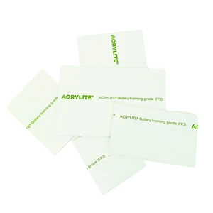 Vidrio acrílico a prueba de roturas plexi 90% protegido UV marco de imagen pantalla personalizado - Imagen 1 de 3