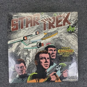 Vintage Star Trek 3 Exciting Stories LP Vinyl Record Album 1975 Paramount SEALED - Picture 1 of 3