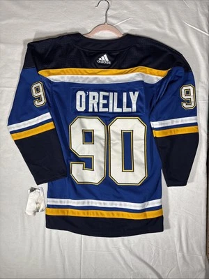 Новая хоккейная футболка NHL St Louis Blues O'Reilly No90 размер 46 Adidas с бирками - Изображение 1 из 4