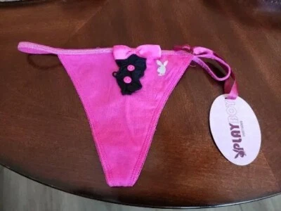 Tanga Playboy rosa vintage para dama Foto 1 de 4