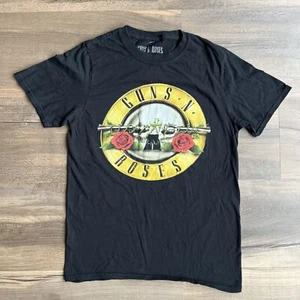 Camiseta Guns N’ Roses Manga Corta Negra Banda Redonda Logo Gráfico 100% Algodón S - Imagen 1 de 5
