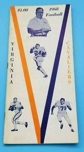 UNIVERSITY VIRGINIA CAVALIERS - COLLEGE FOOTBALL MEDIA GUIDE - 1968 - Picture 1 of 1