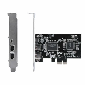 PCI-E PCI Express FireWire 1394a IEEE1394 Expansion Card Controller Card for WIN - Photo 1/11