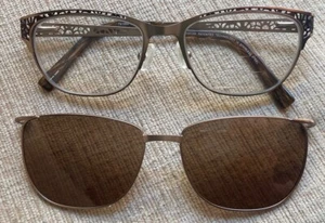 Takumi Brille TK1000 mit polarisierter Mag Sonnenbrille 51-16 135 10 Edelstahl - Bild 1 von 15