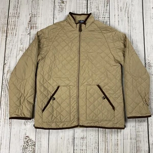 POLO RALPH LAUREN BIG BOY FULL ZIP QUILTED BARN CLASSIC TAN JACKET SIZE XL 20 - Picture 1 of 8