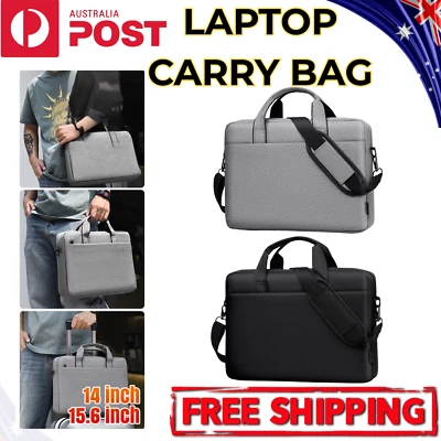 Maletín de 14" 15,6" pulgadas para portátil bolsa de transporte funda para MacBook Dell Sony HP Lenovo Foto 1 de 4