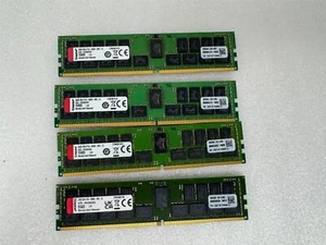 LOT 4x 32gb 128gb Kingston ECC Re RAM Server 2Rx4 PC4-2666V Memory KTH-PL426/32G - Photo 1/9