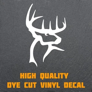 Hunting Buck Decal. ASSORTED Size/Colors. High Quality FREE Shipping! - Picture 1 of 1