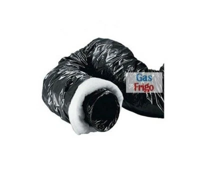 Tubo Condotto Flessibile Alluminio Isolato Aria Condizionata Calda VMC 10 metri - Immagine 1 di 2