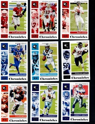 2020 CHRONICLES  FOOTBALL COMPLETE YOUR SET   BUY MORE SAVE MORE - Image 1 of 4