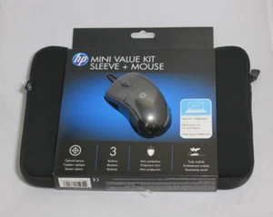 HP Mini Value Kit Notebook PC Laptop USB Mouse+Free 10.2” Universal Pouch Sleeve - Picture 1 of 3