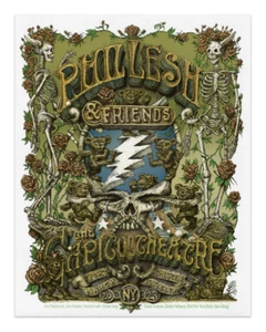 Póster PHIL LESH Port Chester EL CAPITOLIO 2023 VARIANTE DORADA #/20 David Welker - Imagen 1 de 1