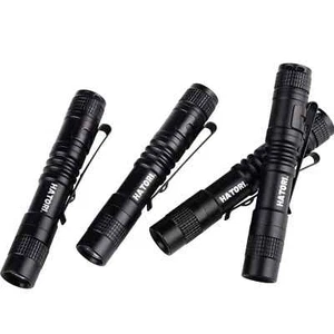 Hatori Super Small Mini LED Flashlight Set Battery-Powered Handheld 4 Pack - Picture 1 of 5