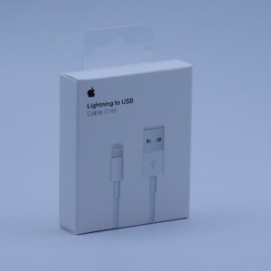 Apple Lightning auf USB Kabel für Apple 1m lang kompatibel Iphone & Ipad Weiß