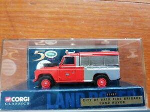 Corgi 07407 Land Rover City of Bath Fire Service 