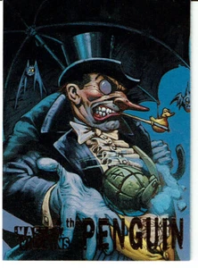 BATMAN MASTER SERIES MASTER VILLAINS CARD 5 OF 10 - Picture 1 of 1
