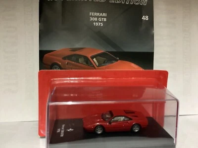 FERRARI 308 GTB 1975   1/64 die-cast + BOOKLET, Centauria Limited edition - Immagine 1 di 4