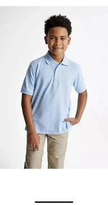 French Toast 2-Pack Short Sleeve Pique Polo Shirt School Uniform Boys M (8) - Picture 1 of 6
