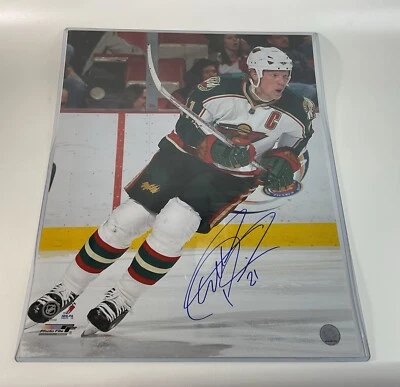 MARK PARRISH Autographed 16x20 Photo signed photograph Minnesota WILD NHL - Image 1 of 2