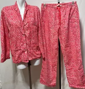 Tory Burch Pyjama-Set Damen rosa rot 2-teilig Loungewear Medium Baumwolle - Bild 1 von 14