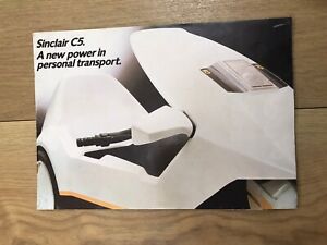 Sinclair C5 Original Sales Brochure