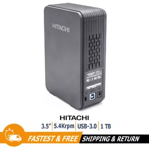 Hitachi 3,5" Touro Desk DX3 disco rigido esterno portatile 1 TB HDD per PC, laptop - Foto 1 di 8