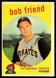 Bob Friend 1959 Topps #460 - Foto 1 di 2