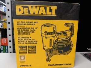 DEWALT COIL SIDING AND FENCING NAILER 15 DEG 2-1/2 IN DW66C-1 BRAND NEW - Picture 1 of 7