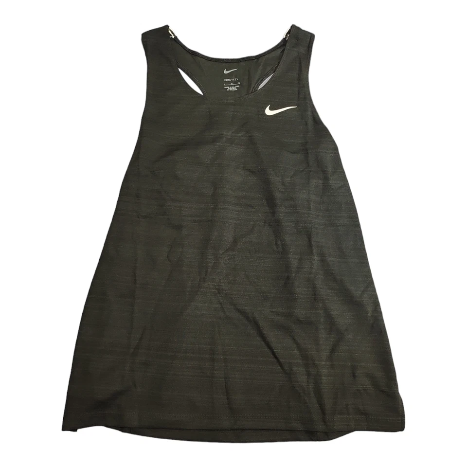 Camiseta sin mangas Nike Dri-FIT Dry Miler para mujer mediana negra para correr CV2804-012 Foto 1 de 1