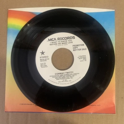Black Friday 45 Sale - Conway Twitty, I Want To Know You Before We Make Love - Image 1 of 2