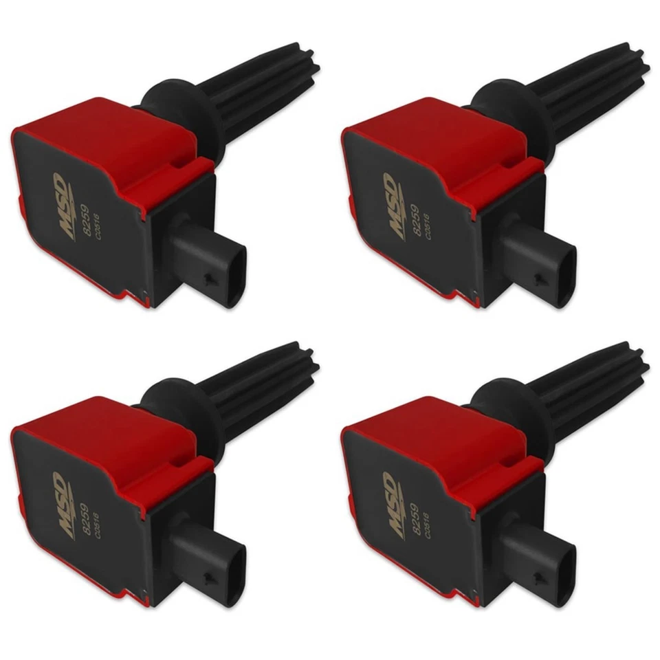 82594 MSD 4 件套点火线圈适用于福特 Escape Mustang Explorer Fusion MKZ — 第 1/1 张图片