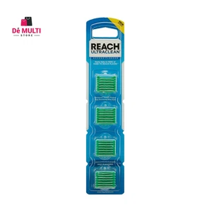 REACH® Listerine Ultraclean Access Flosser Testine di Ricarica | Flossers Dentali 28 Ct - Foto 1 di 11