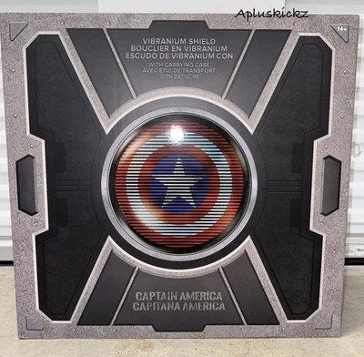 Escudo Vibranium Metal Capitán América Parques Disney con Estuche de Transporte ¡Nuevo en Caja Sellado! Foto 1 de 4