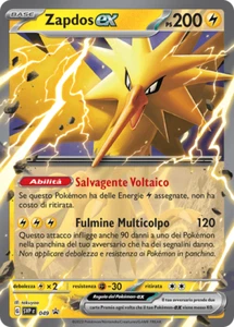 Pokemon TCG GCC Zapdos ex SVP 049 Italiano EXC/NM Scarlet & Violet Promo REG - Imagen 1 de 1