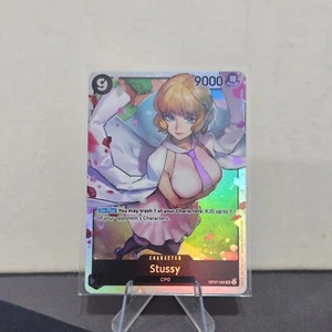 One Piece Card Game - Stussy OP07-085 Super Rare English! OP TCG SR - Picture 1 of 1