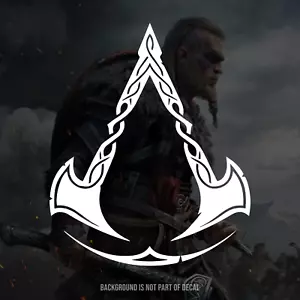 Assassin's Creed Valhalla Vinyl Decal Sticker - Picture 1 of 3