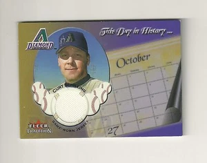 2002 Fleer Tradition Update This Day In History Game Used #17 Curt Schilling Jsy - Picture 1 of 2