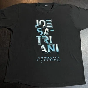 Adult XL Joe Satriani Shockwave Supernova T-Shirt (fits a little slim) Black Tee - Picture 1 of 5