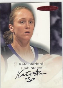 2000-01 Skybox Dominion WNBA Kate Starbird Autographics #NNO Utah Starzz - Picture 1 of 1