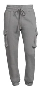 New No Boundaries Mens Fleece Cargo Jogger Pants Size XS(27) - Picture 1 of 3